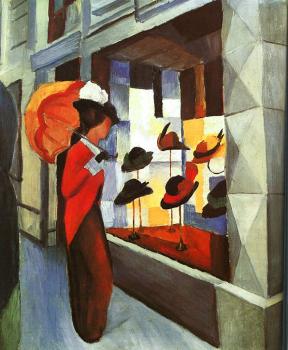 August Macke : The Hat Shop